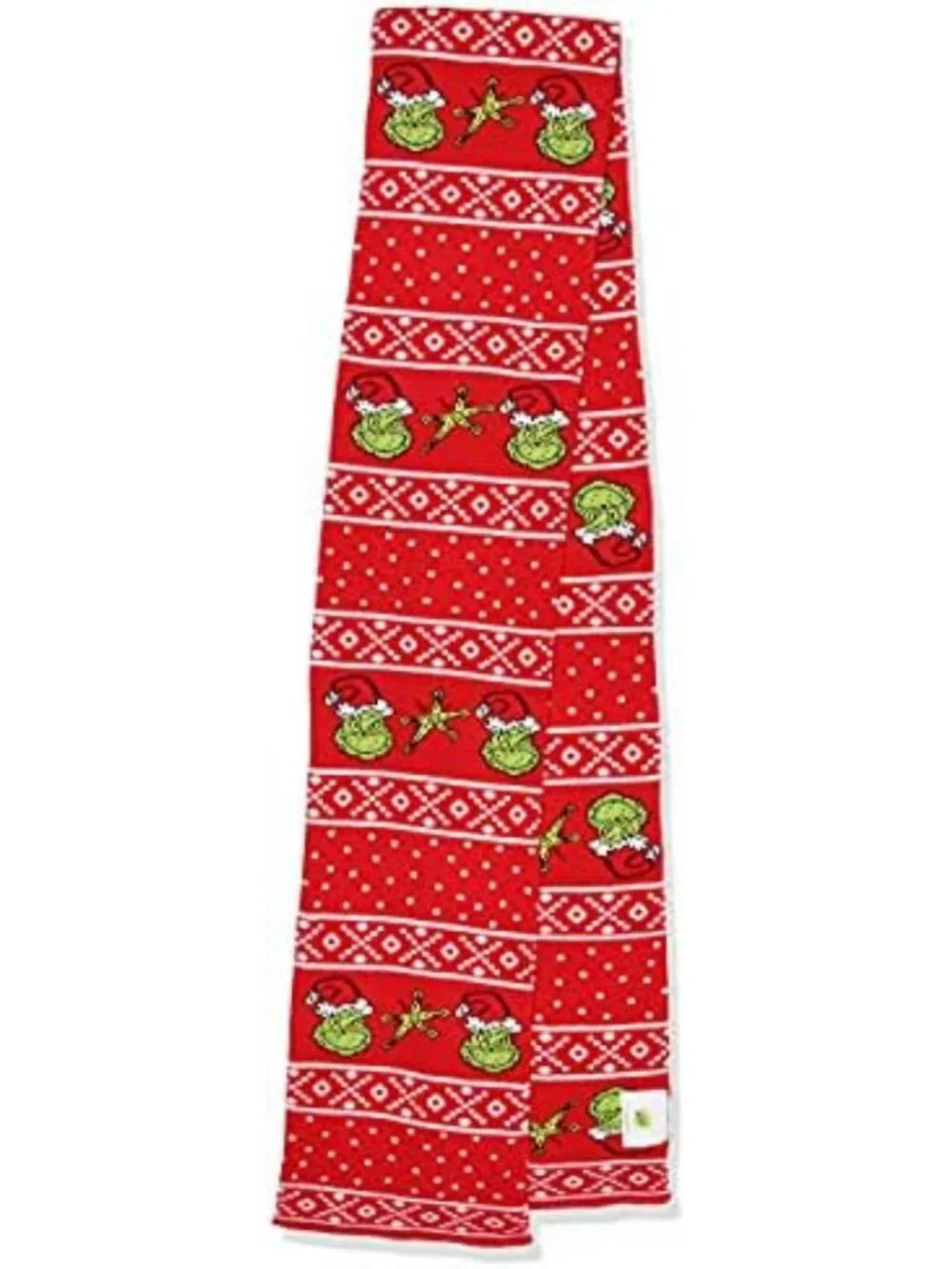Cozy Knit Scarf & Pom Beanie Set - Festive Holiday Grinch Christmas Accessories